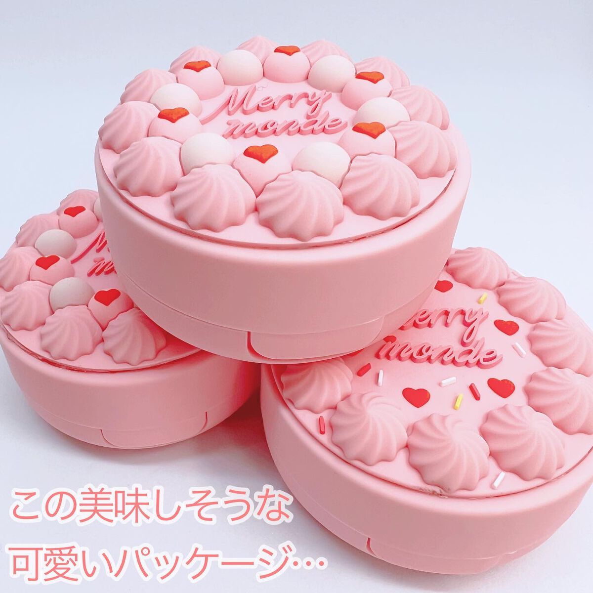 ハッピーユアデイクッション/Merrymonde/クッションファンデーションを使ったクチコミ（2枚目）