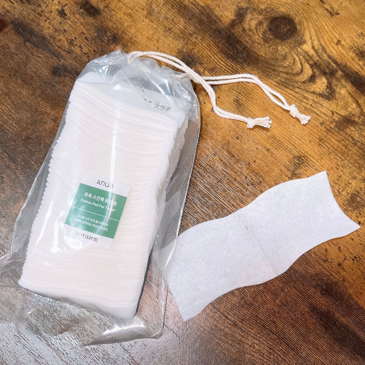 トナー用コットンパッド/Anua/コットンを使ったクチコミ(1枚目)