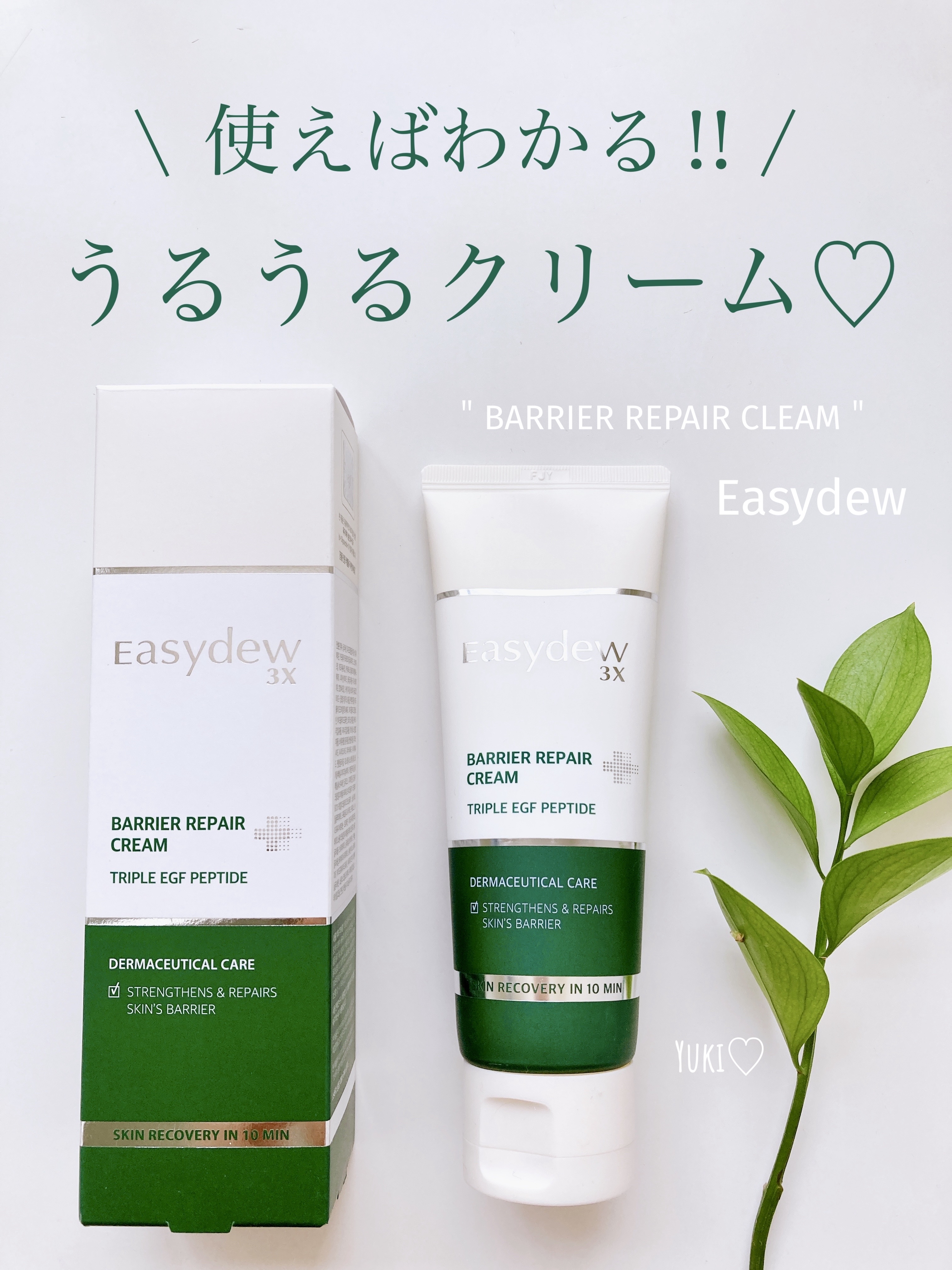 バリアリペアクリーム/Easydew/フェイスクリームを使ったクチコミ（1枚目）