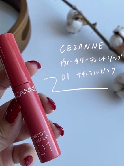 ウォータリーティントリップ/CEZANNE/リップティントを使ったクチコミ(2枚目)