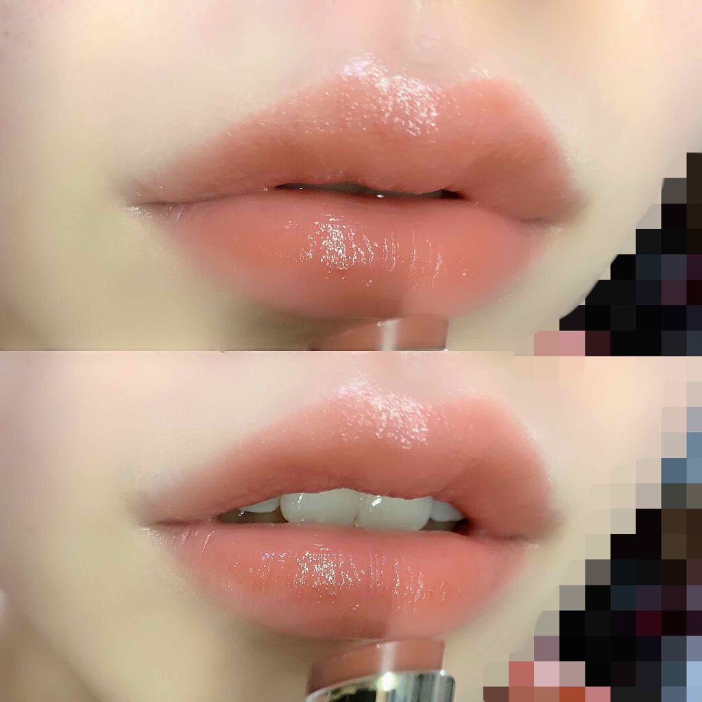 ラスティンググロスリップ/CEZANNE/口紅を使ったクチコミ（2枚目）