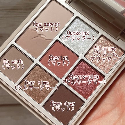 ドットオンムードアイパレット/Heart Percent/アイシャドウパレットを使ったクチコミ(3枚目)