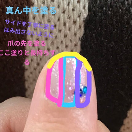 カラフルネイルズ/キャンメイク/マニキュアを使ったクチコミ(5枚目)
