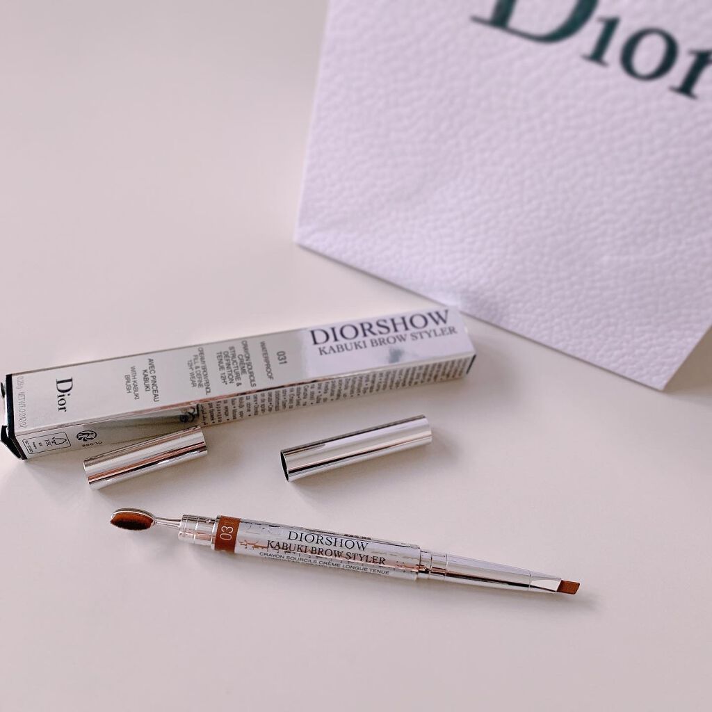 【旧】ディオールショウ カブキ ブロウ スタイラー ウォータープルーフ/Dior/アイブロウペンシルを使ったクチコミ（1枚目）