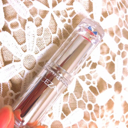 ラスティンググロスリップ/CEZANNE/口紅を使ったクチコミ(2枚目)