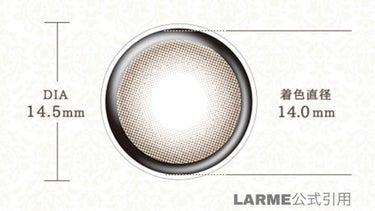 LARME MELTY SERIES(ラルムメルティシリーズ)/LARME/カラーコンタクトレンズを使ったクチコミ（1枚目）