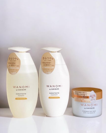 さらつや シャンプー/トリートメント/WANOMI/市販シャンプーを使ったクチコミ(6枚目)