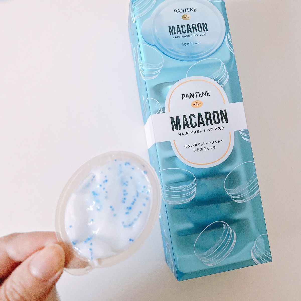 パンテーンマカロン ヘアマスク うるさらリッチ <洗い流すトリートメント>/パンテーン/ヘアマスク・ヘアパックを使ったクチコミ（2枚目）