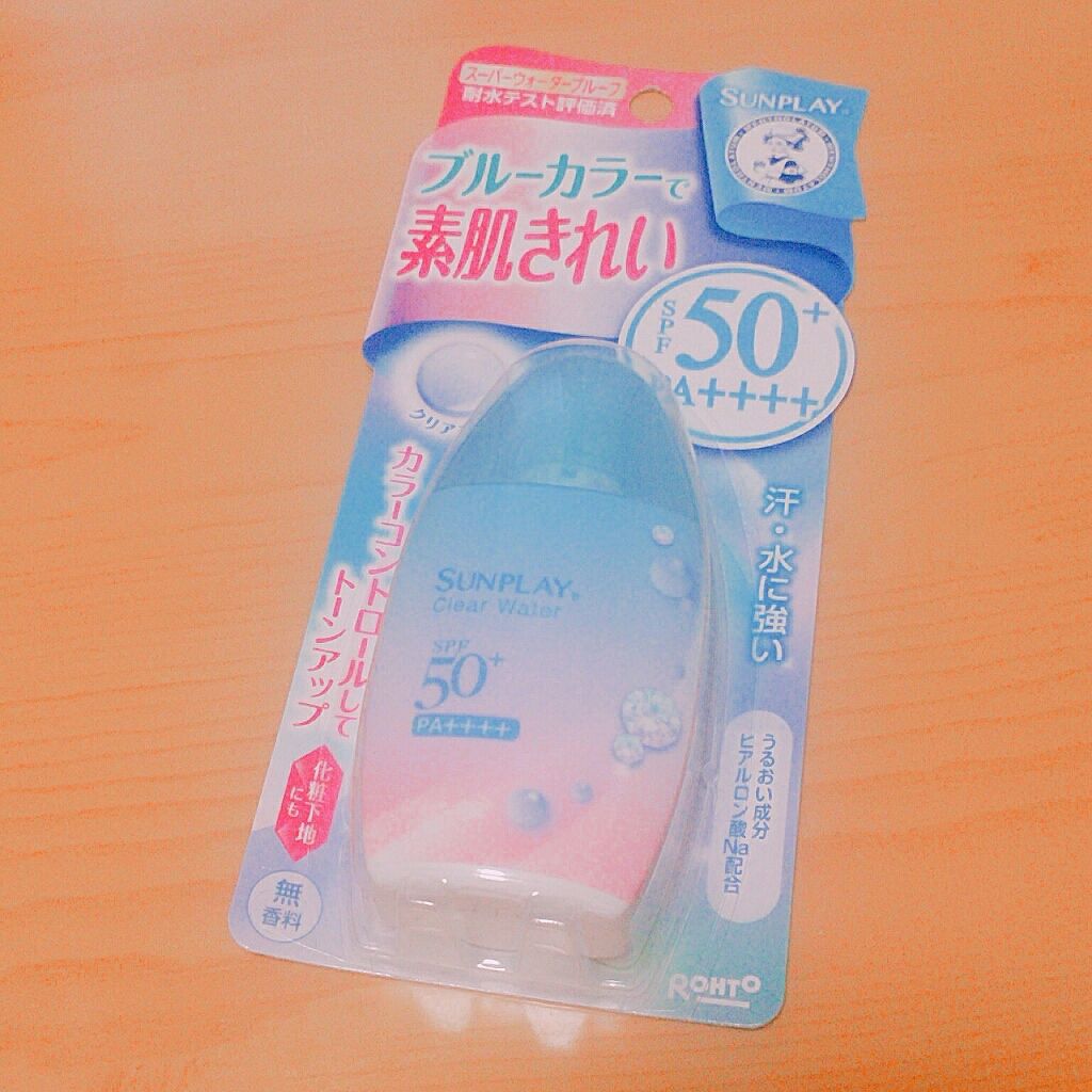 メンソレータム サンプレイクリアウォーター/メンソレータム/日焼け止めミルクを使ったクチコミ(1枚目)