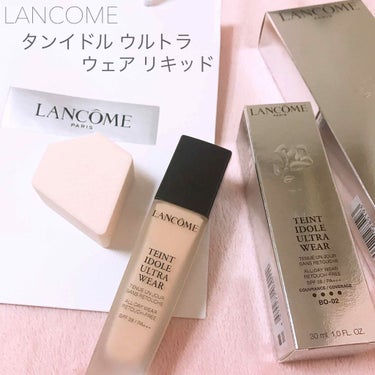 タンイドル ウルトラ ウェア リキッド/LANCOME/リキッドファンデーションを使ったクチコミ（1枚目）