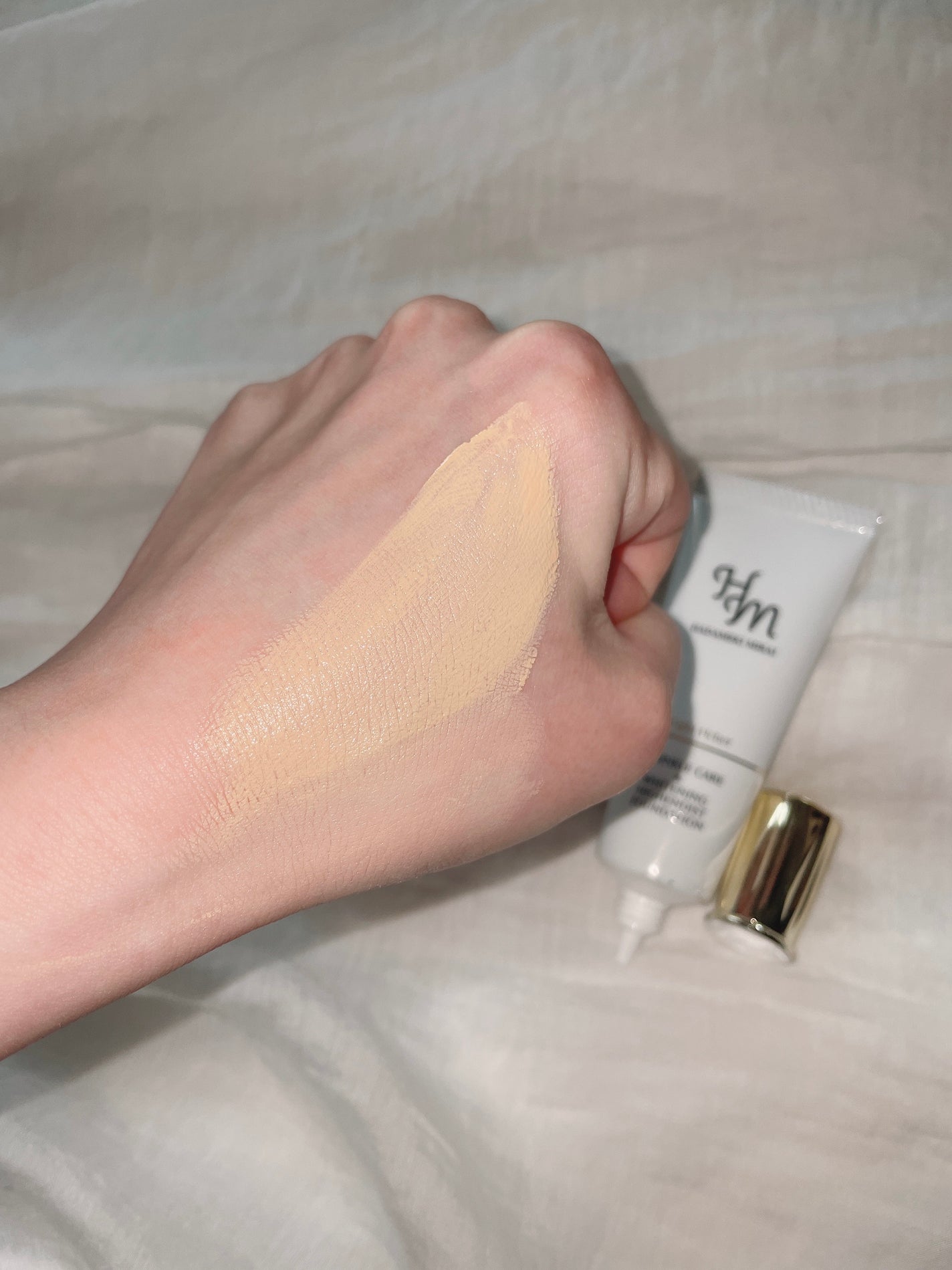 リンクルケア&ホワイトニング ハイエンディストファンデーション/ハダメキミライ/リキッドファンデーションを使ったクチコミ(4枚目)