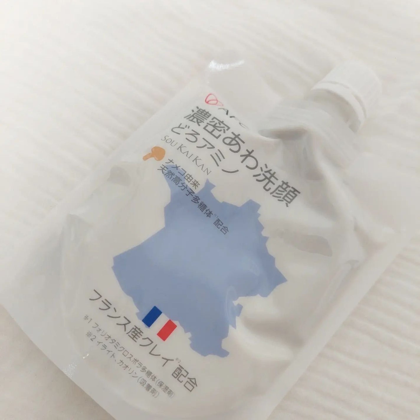 濃密あわ洗顔どろアミノ/エーエフシー/洗顔フォームを使ったクチコミ(1枚目)