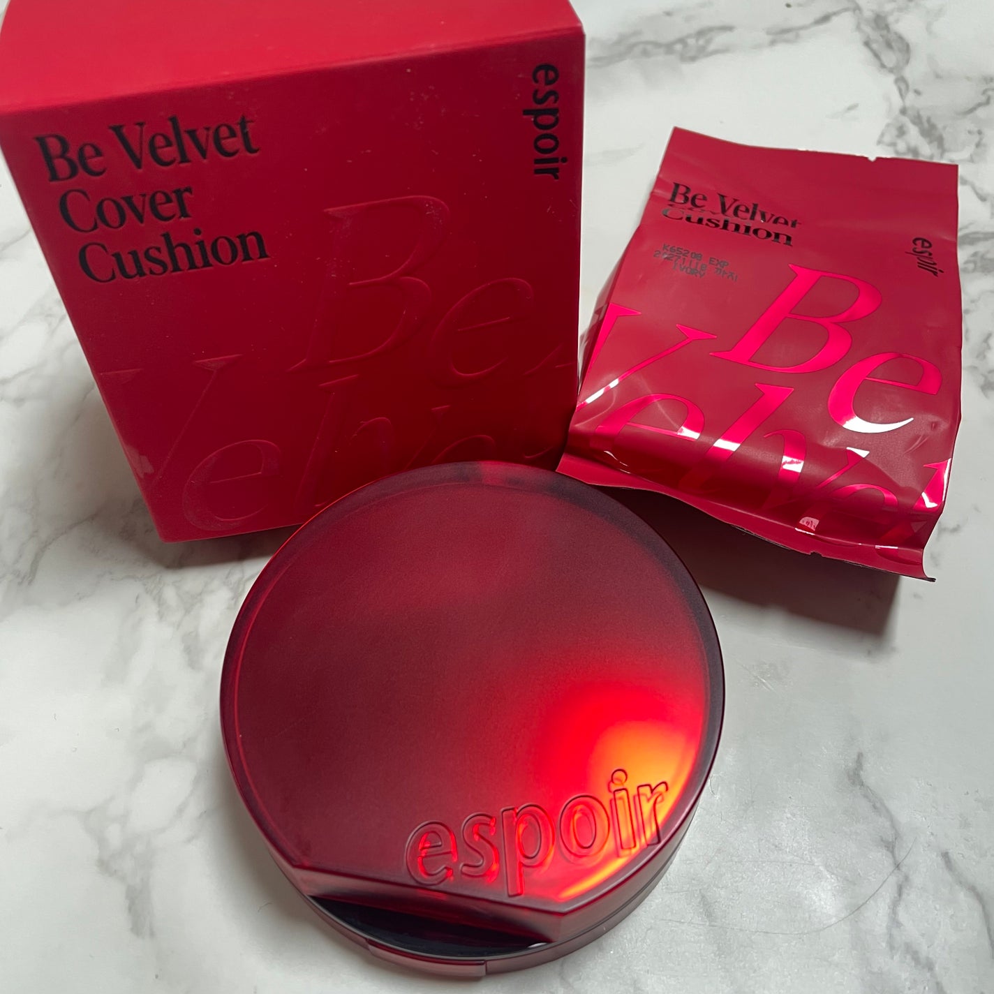 ビーベルベットカバークッション/espoir/クッションファンデーションを使ったクチコミ(1枚目)