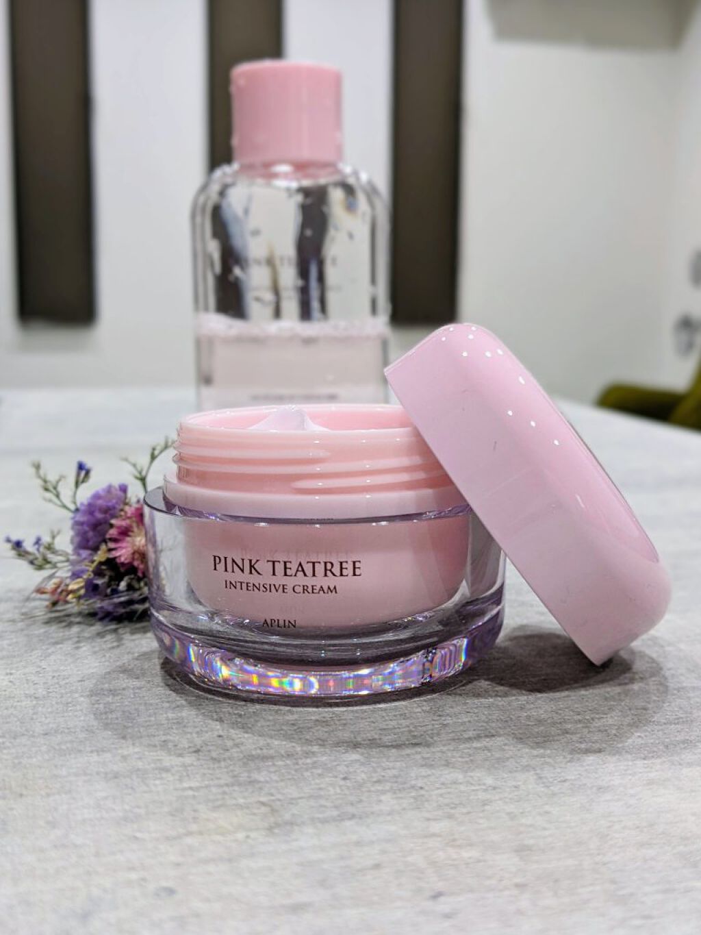 ピンクティーツリークリーム/APLIN/フェイスクリームを使ったクチコミ（1枚目）