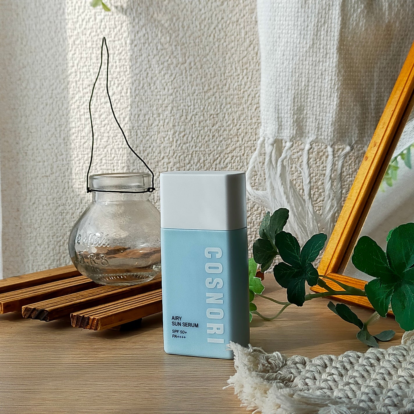 エアリーサンセラム/COSNORI/日焼け止めローションを使ったクチコミ(1枚目)