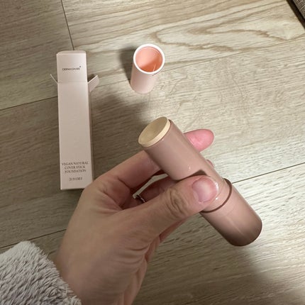 ヴィーガンナチュラルカバースティックファンデーション/DERMASHARE/その他ファンデーションを使ったクチコミ(4枚目)