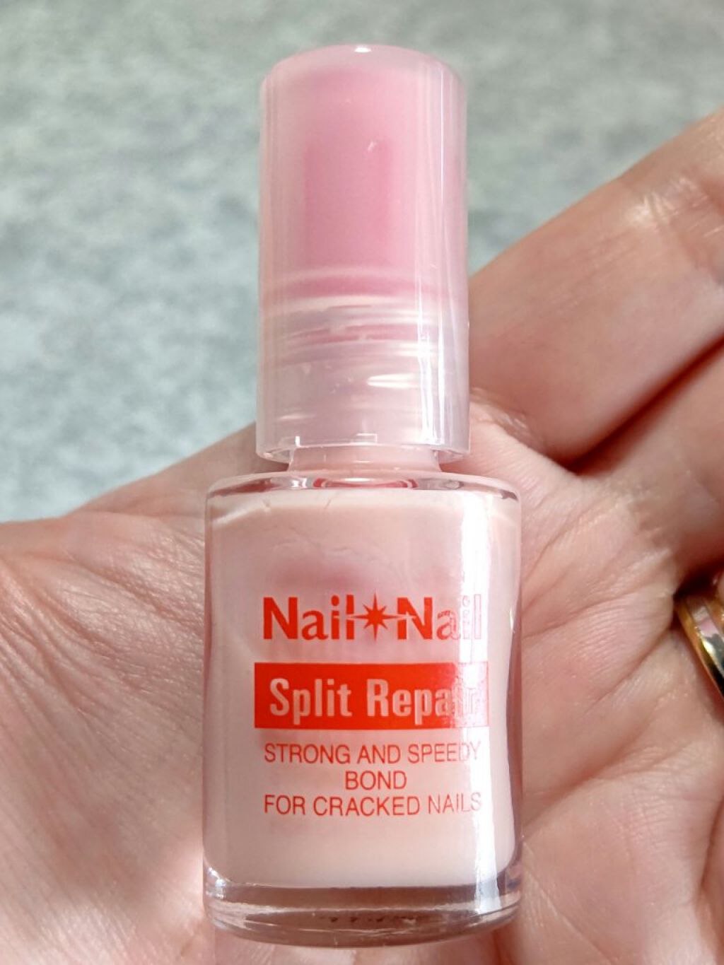 ネイルサポート ピンク/ネイルネイル/ネイルベースコートを使ったクチコミ（1枚目）