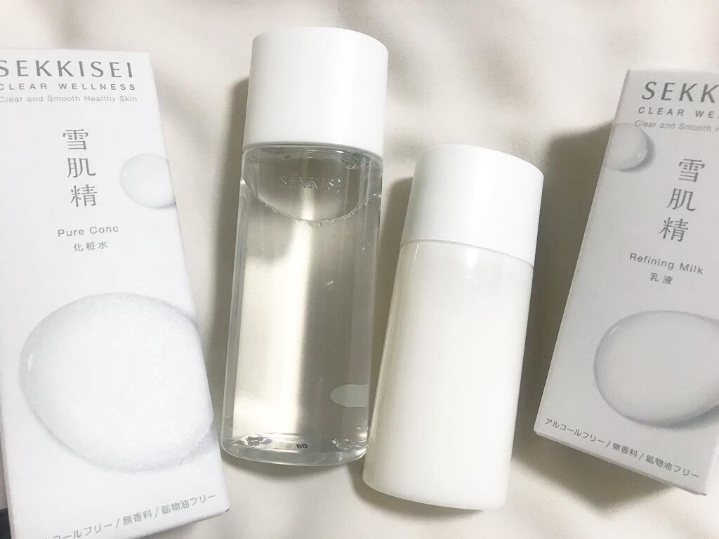 クリアウェルネス リファイニング ミルク/雪肌精/乳液を使ったクチコミ（1枚目）