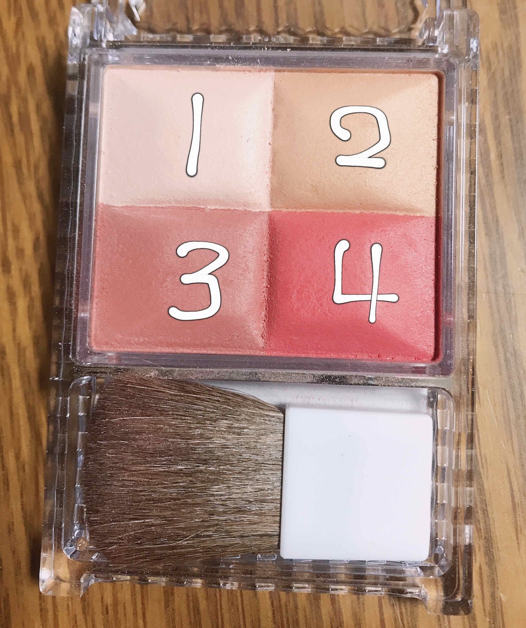 ミックスカラーチーク/CEZANNE/パウダーチークを使ったクチコミ(2枚目)