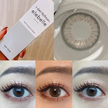 1DAY Refrear elebelle/Refrear/ワンデー(1DAY)カラコンを使ったクチコミ(1枚目)