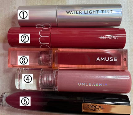 アピュー ウォーターライト ティント/A’pieu/リップティントを使ったクチコミ(2枚目)