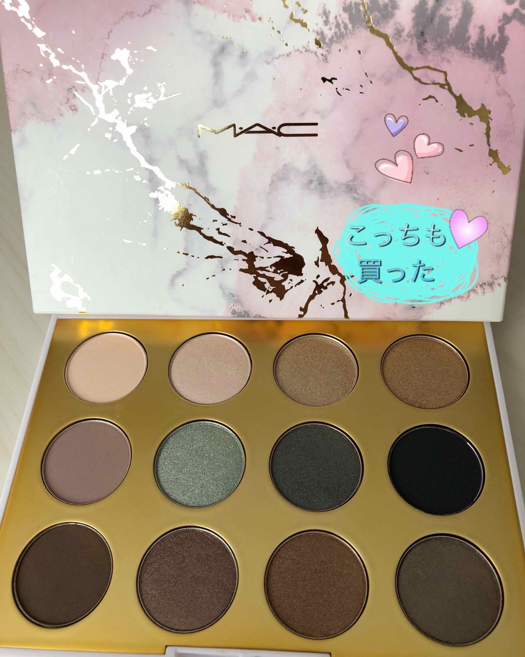 スモールアイシャドウ×12/M・A・C/アイシャドウパレットを使ったクチコミ（1枚目）