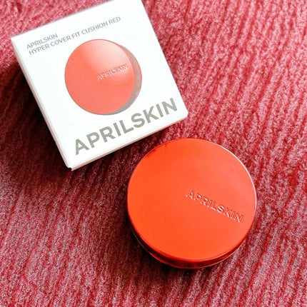ハイパーカバーフィットクッション red/APRILSKIN/クッションファンデーションを使ったクチコミ(2枚目)
