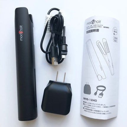 スタイリッシュ モバイルヘアアイロンプラス MHS-1240-K/mod's hair/ストレートアイロンを使ったクチコミ(4枚目)