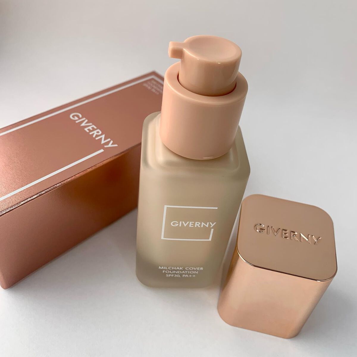 密着カバーファンデーション/GIVERNY/リキッドファンデーションを使ったクチコミ（1枚目）