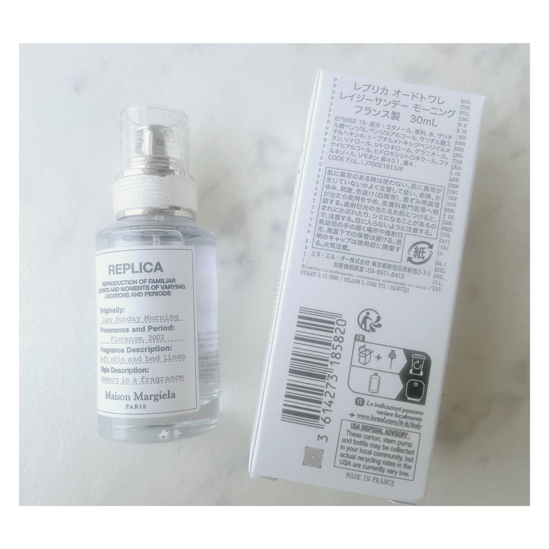 レプリカ オードトワレ レイジー サンデーモーニング /Maison Margiela Fragrances/香水(レディース)を使ったクチコミ（3枚目）