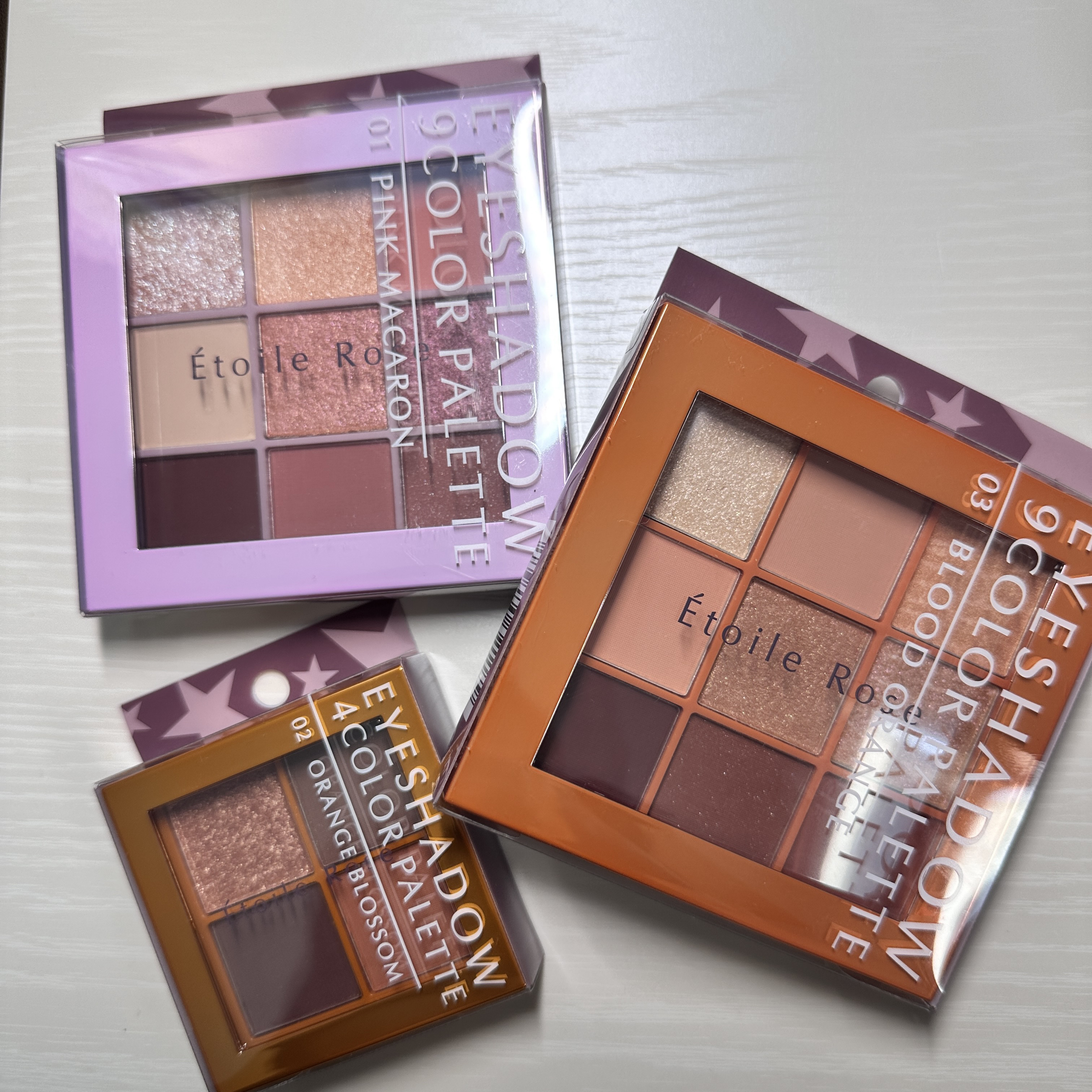 9色アイシャドウ 03 ブラッドオレンジ/Étoile Rose/アイシャドウパレットを使ったクチコミ（2枚目）
