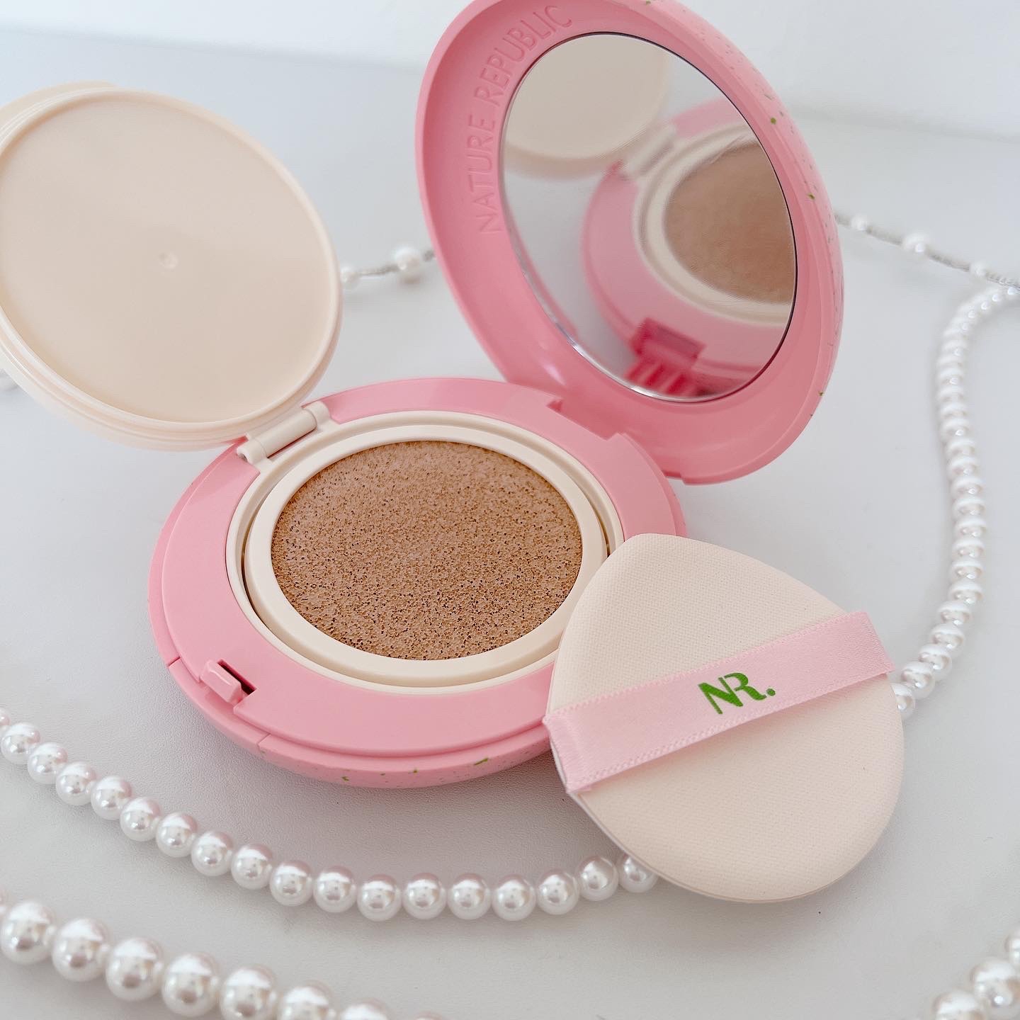 ネイチャーリパブリック PROBIOエッセンスクッションのクチコミ「⁑
使い切りレビュー

*･゜ﾟ･*:.｡..:*･'･*:..:*･゜ﾟ･*
ネイチャーリパ.....」（3枚目）