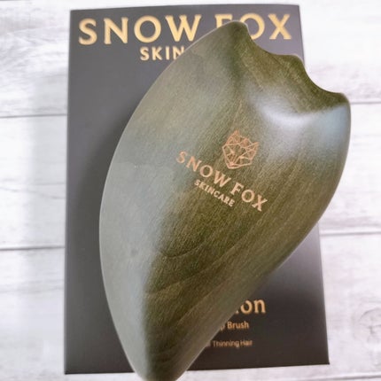 プレミアム FOX カッサ ゴースト ヘアブラシ ブラック/SNOW FOX SKINCARE/ヘアブラシを使ったクチコミ(1枚目)