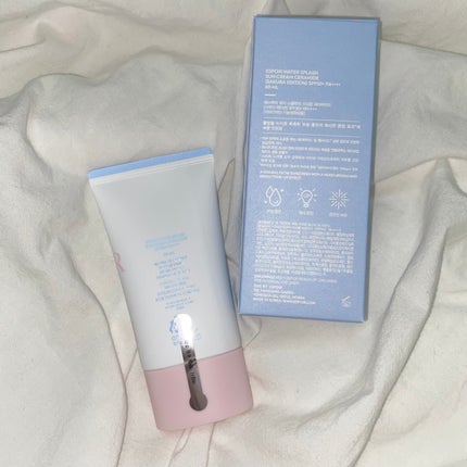 ウォータースプラッシュサンクリーム セラミド/espoir/日焼け止めクリームを使ったクチコミ(2枚目)