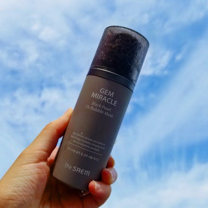 ジェムミラクル ブラックパール O2バブルマスク/the SAEM/洗い流すパック・マスクを使ったクチコミ(1枚目)