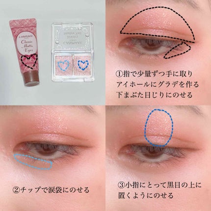 ジュエリーシャドウベール/キャンメイク/アイシャドウパレットを使ったクチコミ(4枚目)