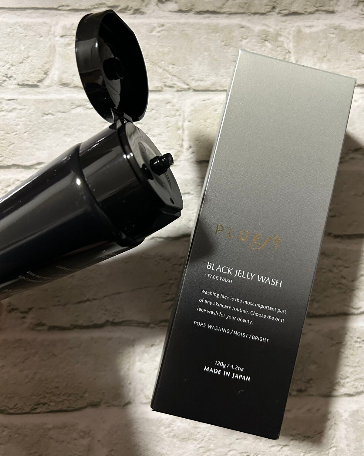 BLACK JELLY WASH(ブラックジェリーウォッシュ)/PLUEST/その他洗顔料を使ったクチコミ(3枚目)