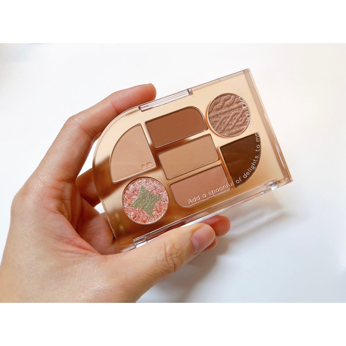 シンプレイン アイパレット 03 ニッティングコーラル/Sim;plain/アイシャドウパレットを使ったクチコミ（2枚目）