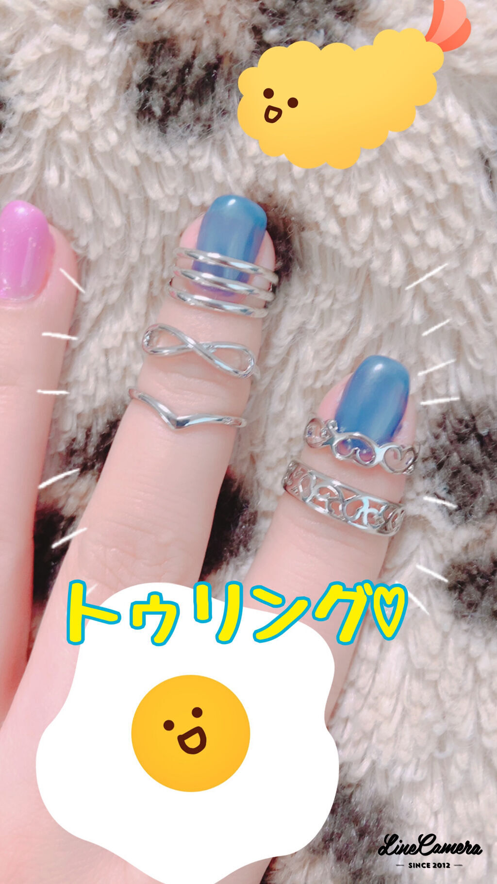 ジェルネイル ブラック/セリア/ジェルネイルを使ったクチコミ（2枚目）