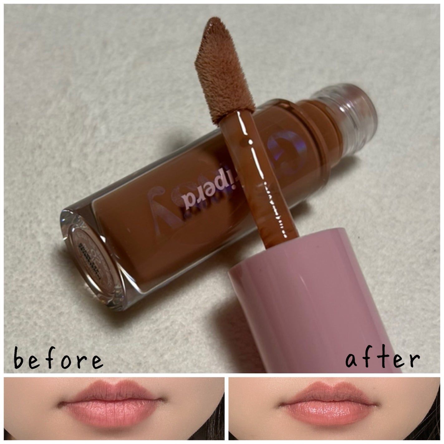 インク グラスティング リップ グロス/PERIPERA/リップグロスを使ったクチコミ(3枚目)