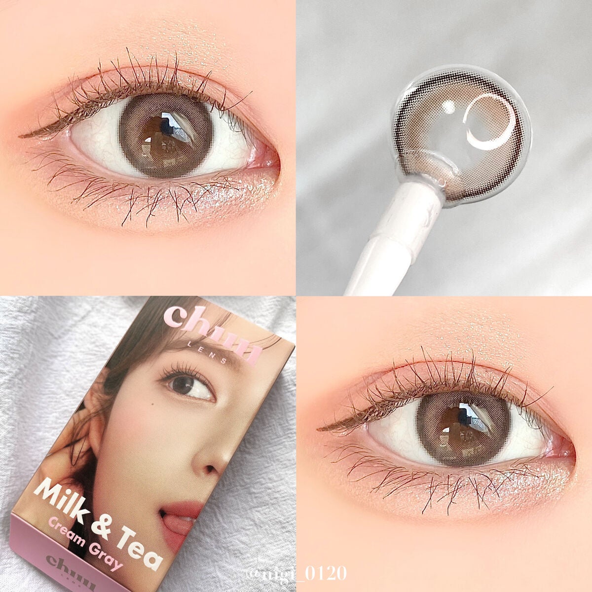 chuuLENS Milk&Tea 1day/chuu LENS/ワンデー(1DAY)カラコンを使ったクチコミ(4枚目)