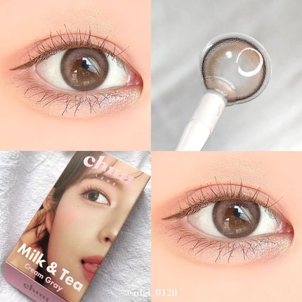 chuuLENS Milk&Tea 1day/chuu LENS/ワンデー(1DAY)カラコンを使ったクチコミ(4枚目)