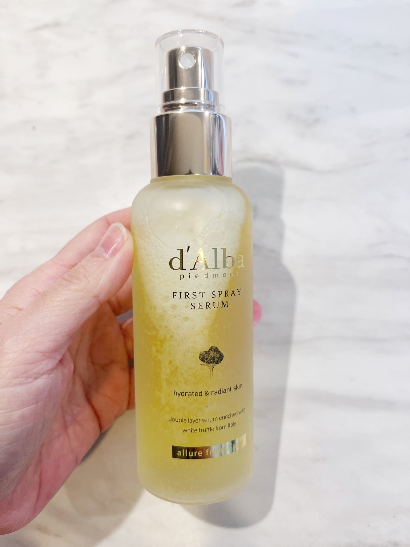 ダルバ ホワイトトリュフファーストスプレーセラム/ダルバ/ミスト状化粧水を使ったクチコミ(3枚目)