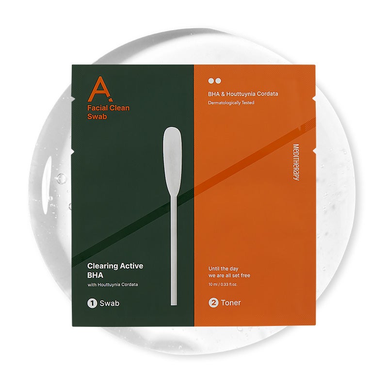 エイクリアリングアクティブBHAフェイシャルクリーンスワブ MEDITHERAPY