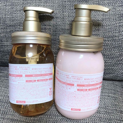 モイスト シャンプー&トリートメント サクラ限定キット2019/アミノメイソン/シャンプー・コンディショナーを使ったクチコミ(2枚目)