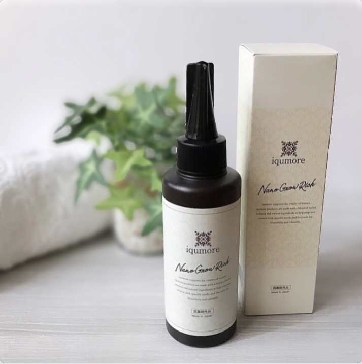 ナノグロウリッチ/iqumore/頭皮ローションを使ったクチコミ（1枚目）