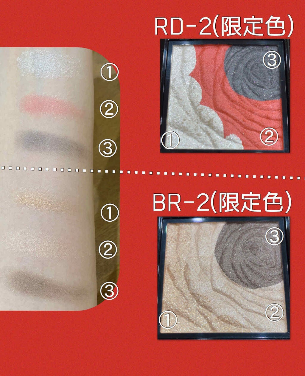 ダークローズシャドウ/KATE/アイシャドウパレットを使ったクチコミ(4枚目)