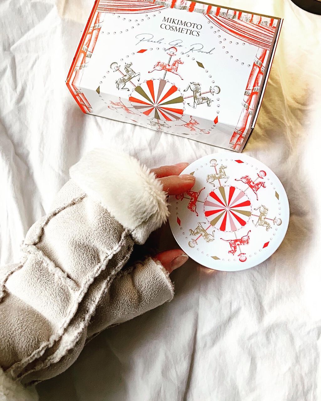 フェイスパウダーセット/ミキモト コスメティックス/メイクアップキットを使ったクチコミ（1枚目）