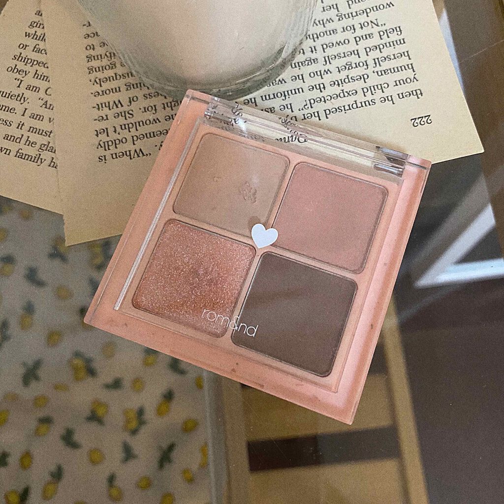 ベターザンアイズ/rom&nd/アイシャドウパレットを使ったクチコミ（1枚目）