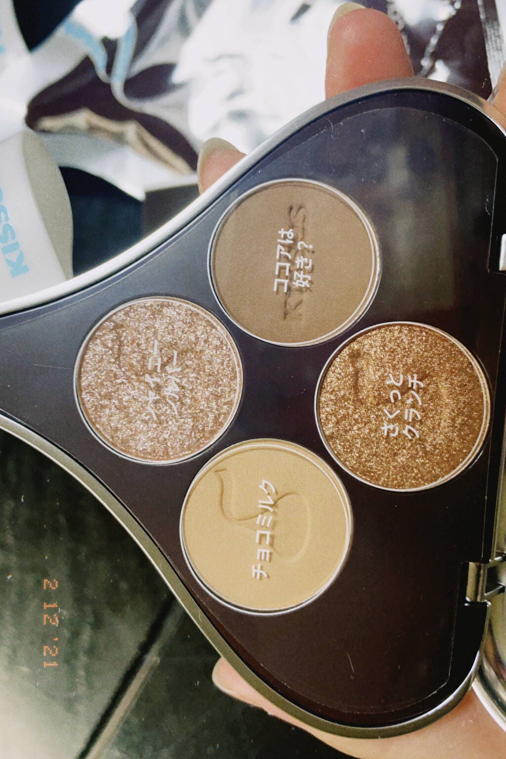 キスチョコレート プレイカラーアイズ/ETUDE/アイシャドウパレットを使ったクチコミ(2枚目)